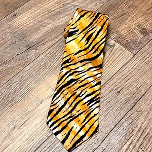Antonio Ricci Couture Silk Tiger Tie